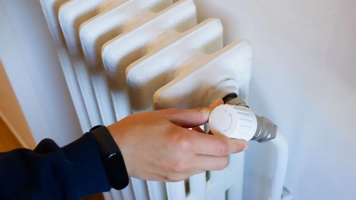 New radiator installation in a Victorian house in Clapham