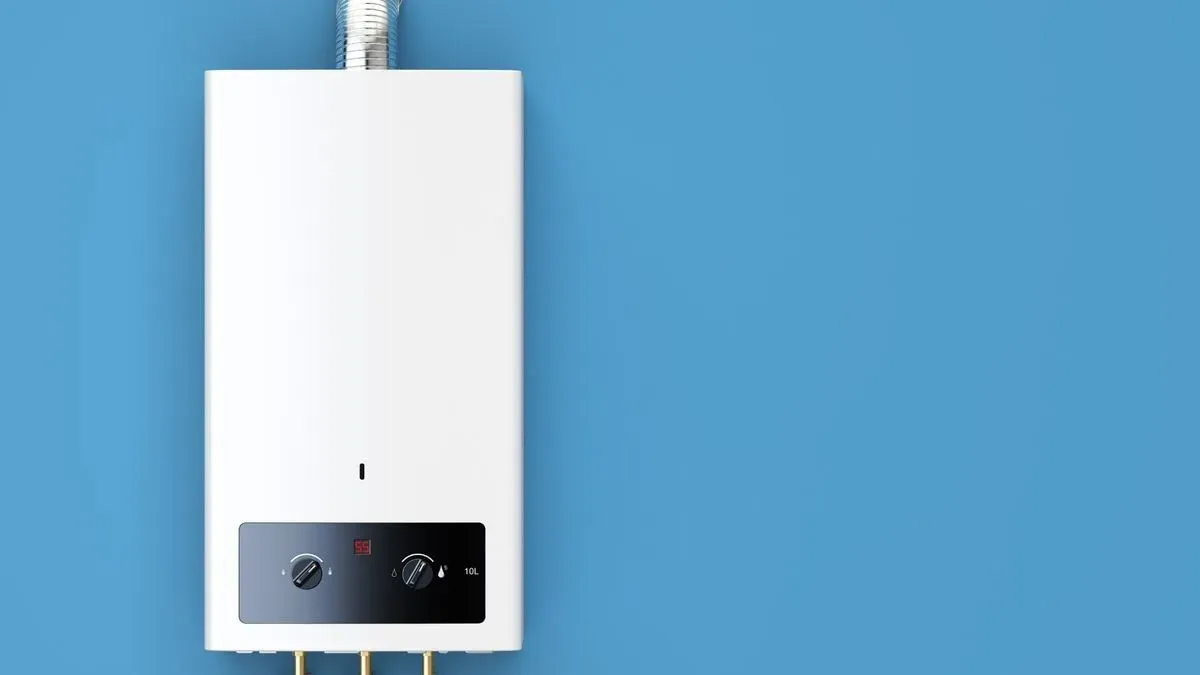 Boiler undergoing routine check in a home in North London