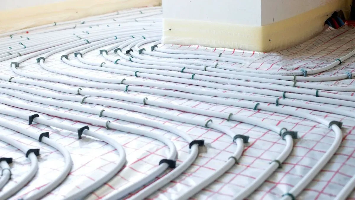 Energy-efficient underfloor heating system in Clapham