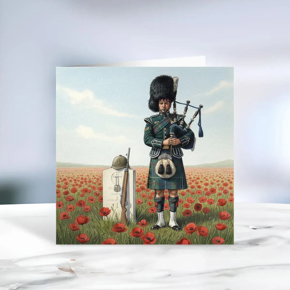 8227719117633-opit953wtogd35wazkiz26-Military-Grave--with-Bagpiper-Card-MU thumbnail image