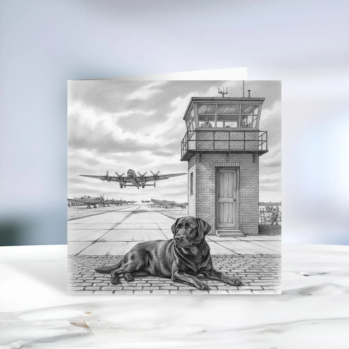 8227719707290-p1adnu5y05e9fh0hkz0lfi-Busy-Airbase-Labrador-Card-MU thumbnail image