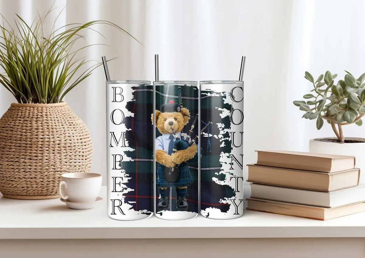 Bagpiper Teddy Tumbler MU thumbnail image