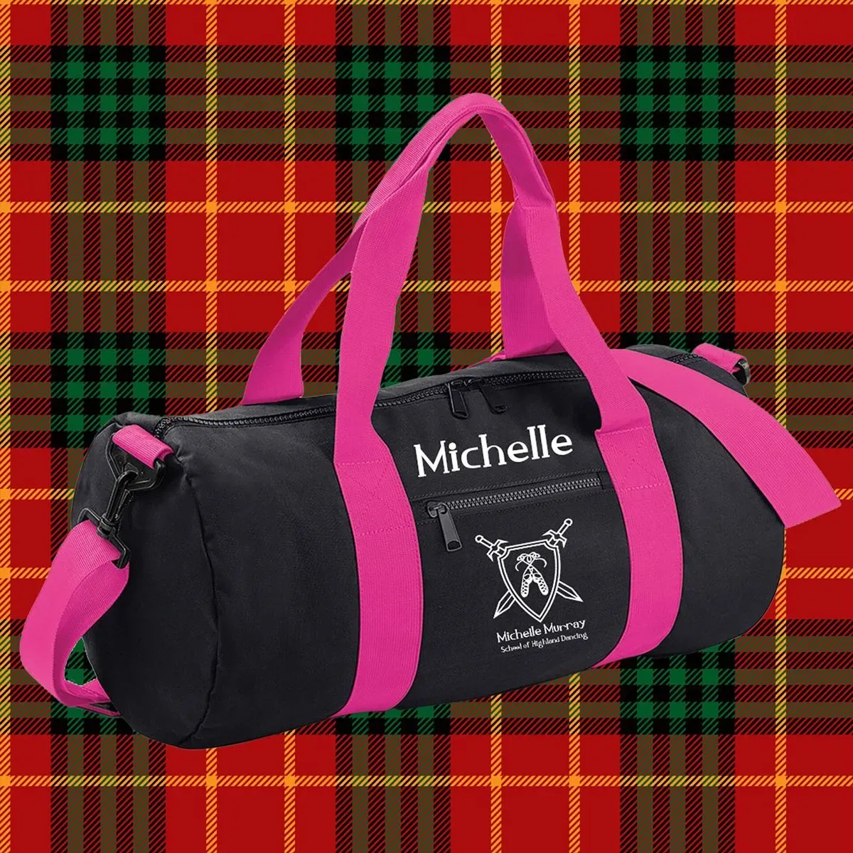 Barrel Bag Blk:Pink thumbnail image
