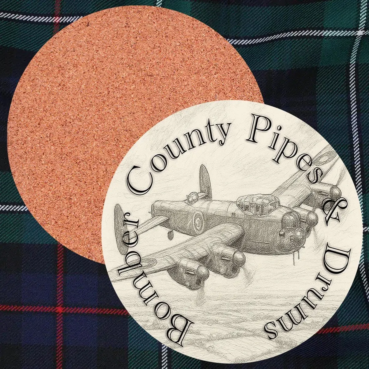 Cork Backed Round Coaster thumbnail image