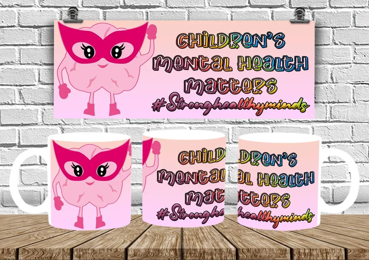 Pink Superhero Mug MU thumbnail image