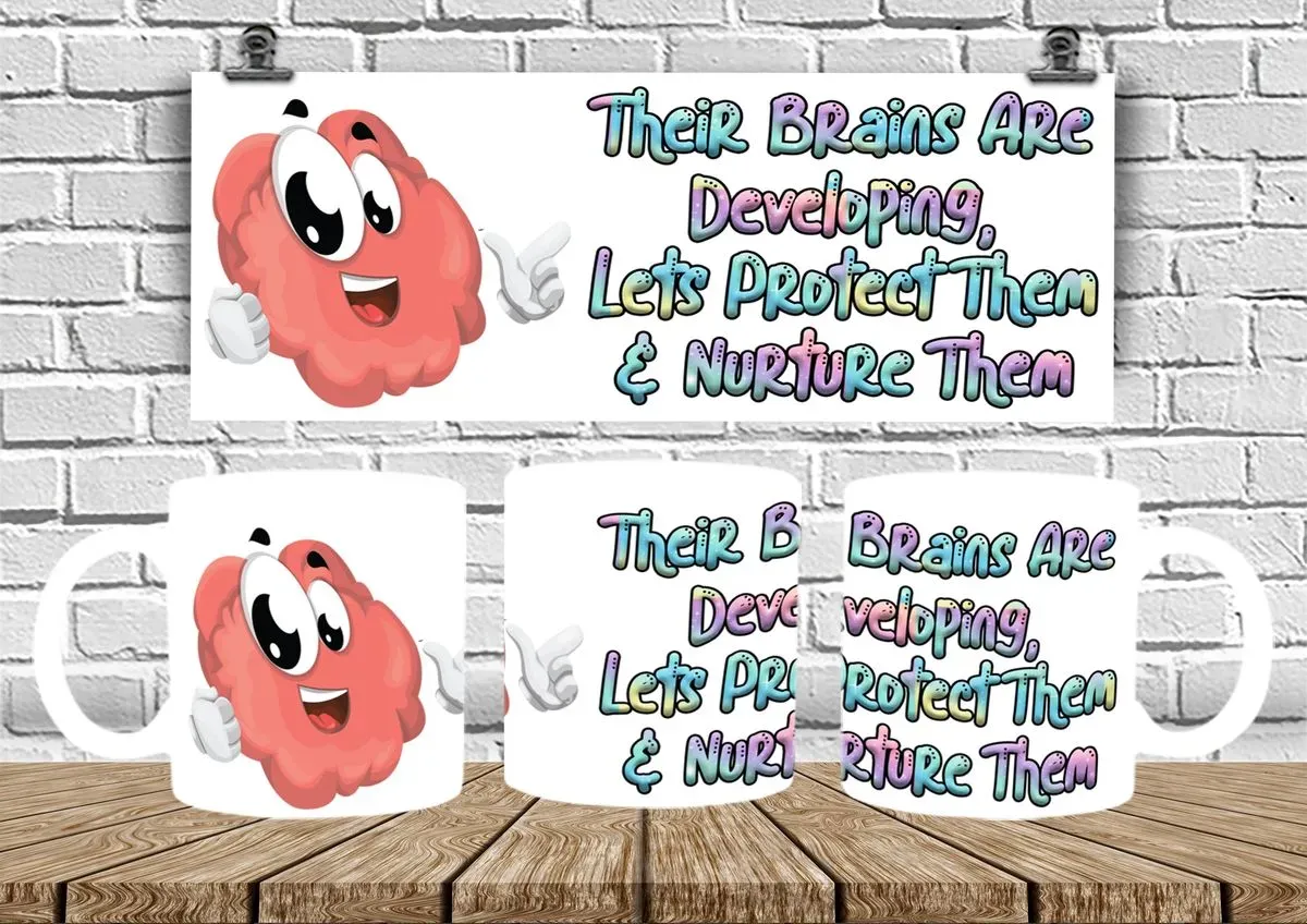 Protect Their Brains Mug MU thumbnail image