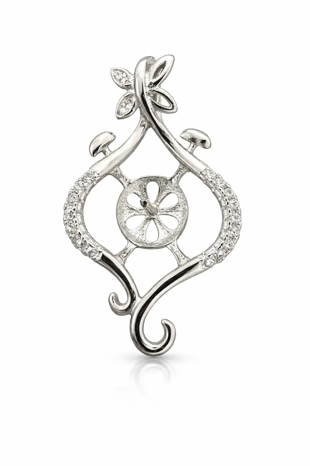 8226311285013-l0sygidd9bzpy1d9qxm8n-Delicate-silver-filigree-pendant thumbnail image