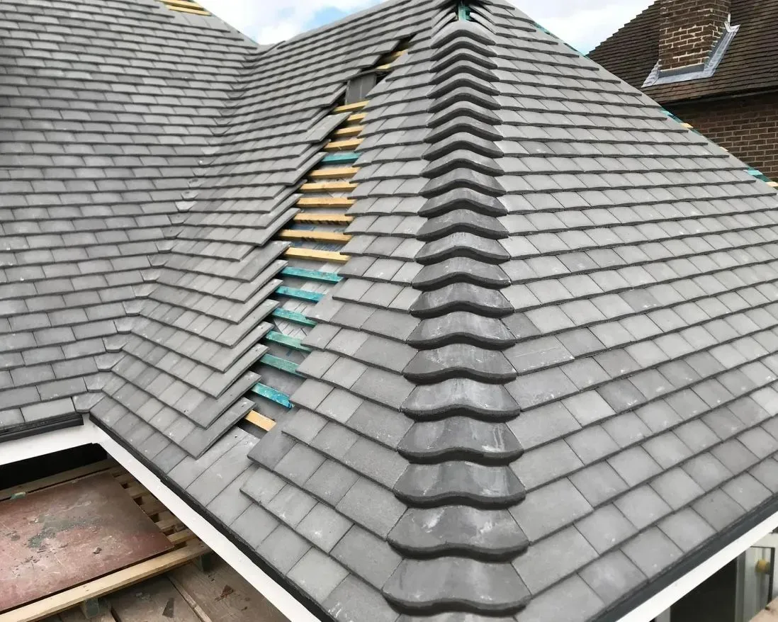 Roof installation image background image
