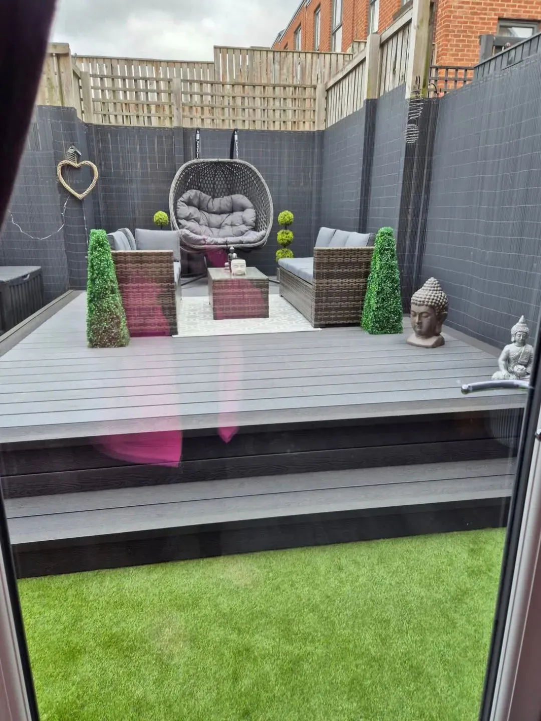 Composite decking & fencing image background image