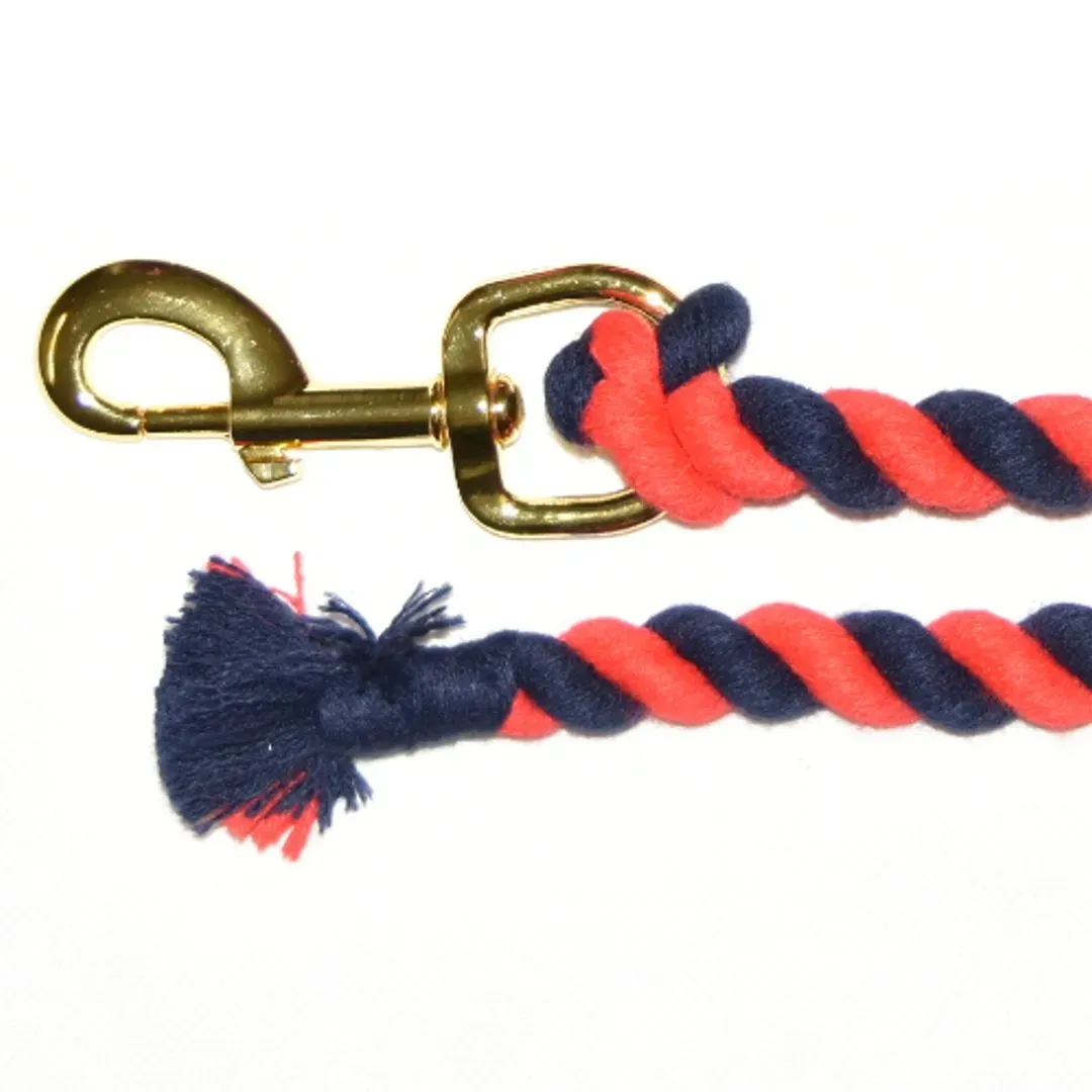 2 tone red and navy leadropes thumbnail image