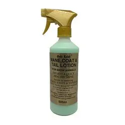 Gold label green bottle maine and tail conditioner