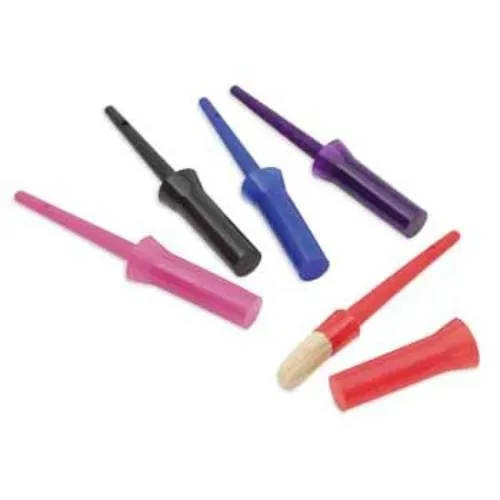 hoof oil brushes with caps hux