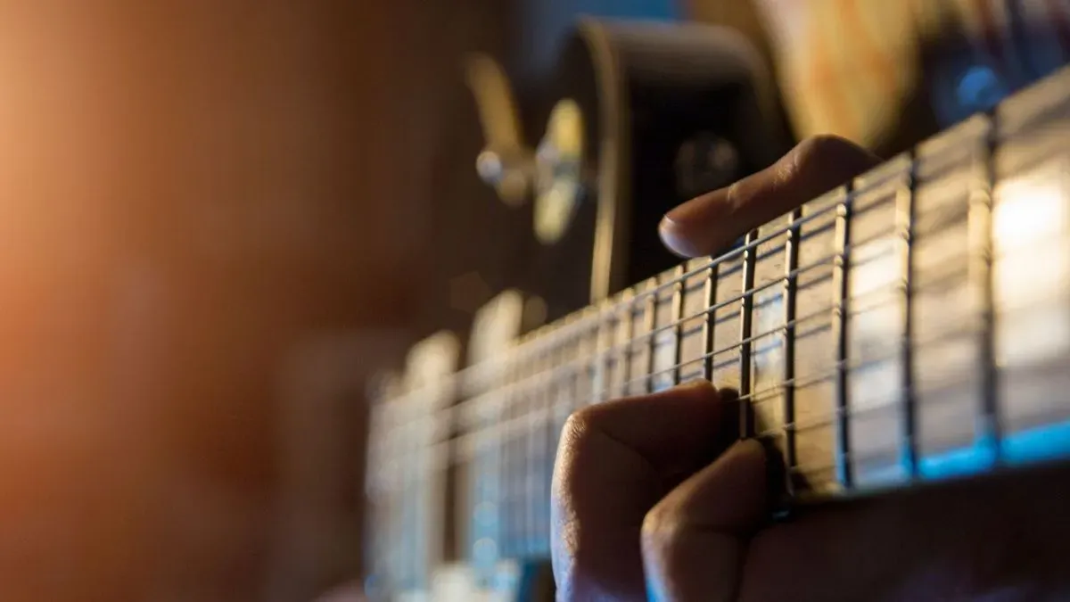 Comfortable lesson space in Chadwell St Mary for guitar practice