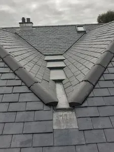 Slate roof background image