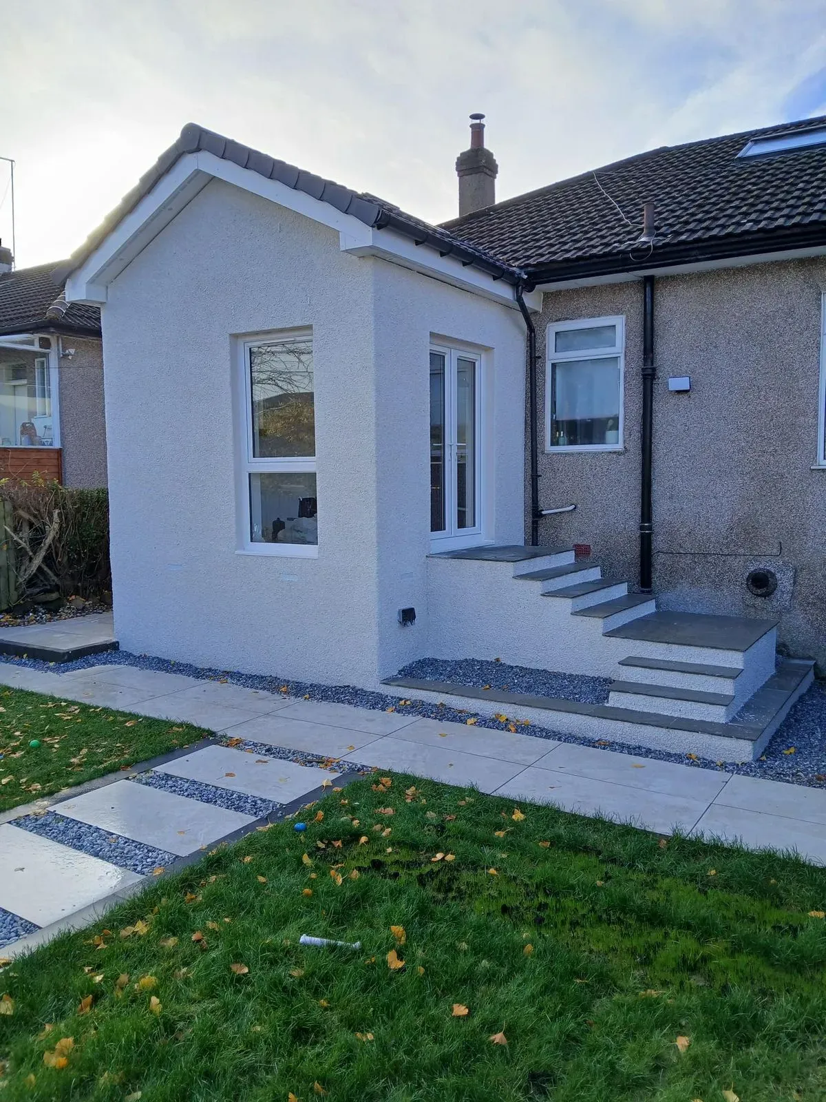 House extension background image