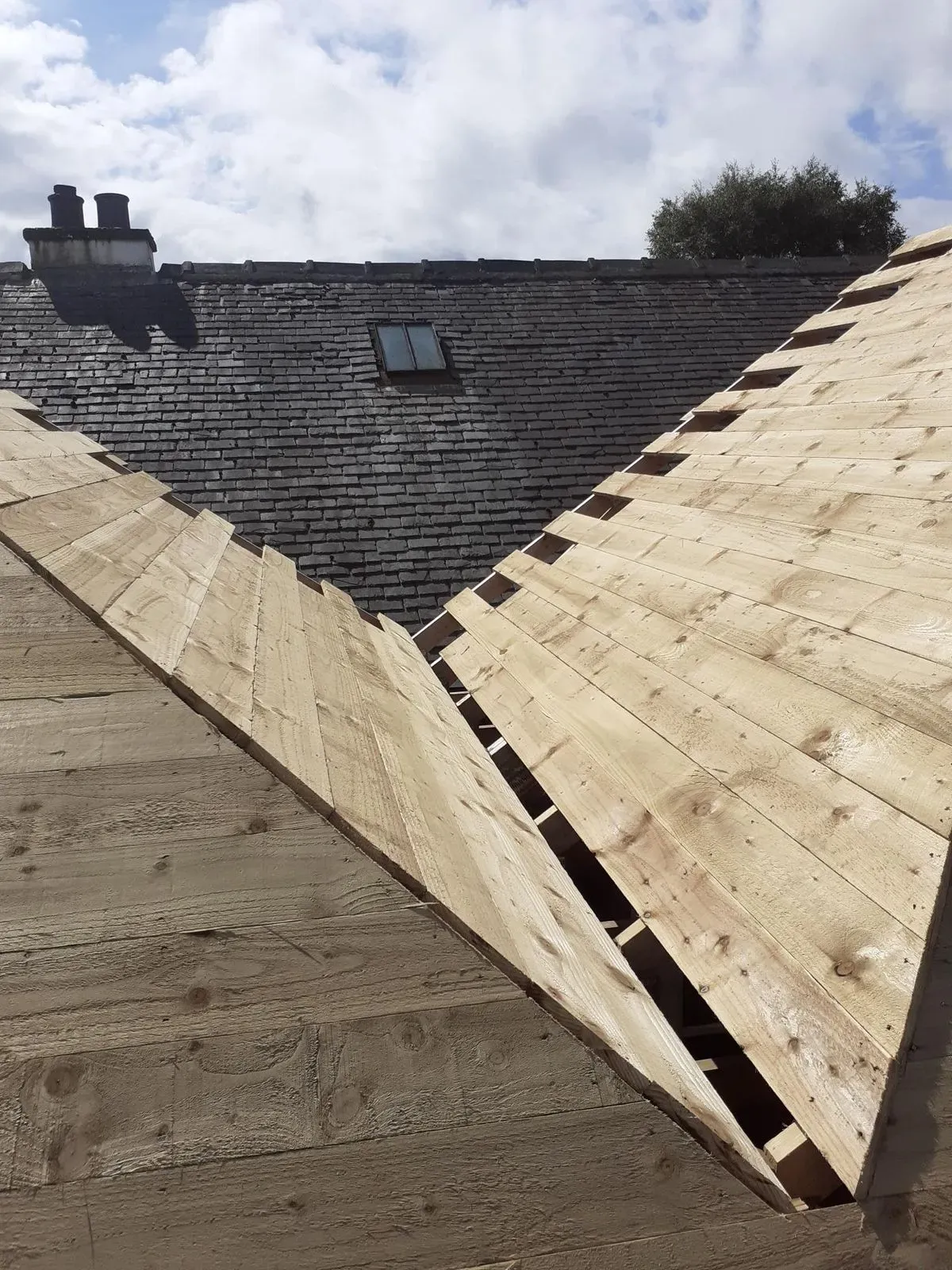 Slate roof