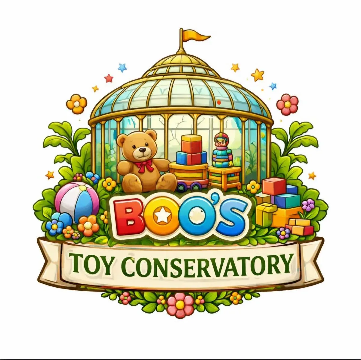 Boo's Toy Conservatory  logo