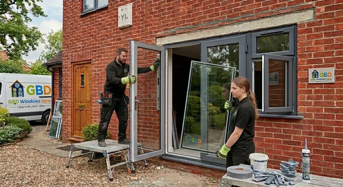 Window installation image background image