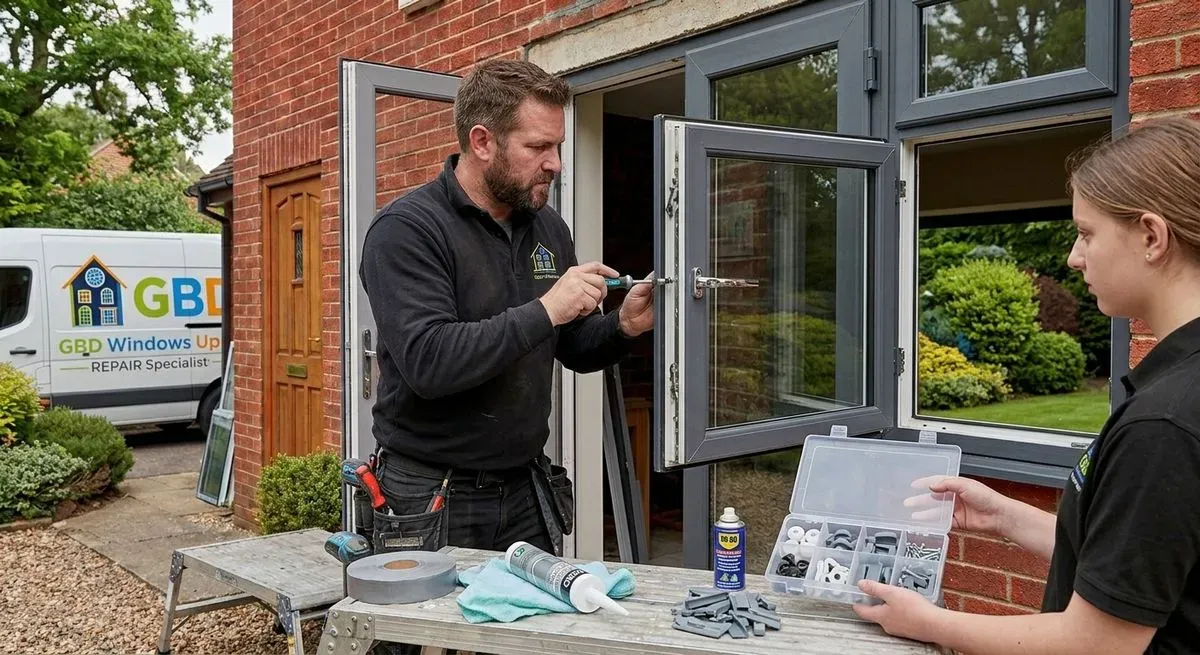Window repair image background image