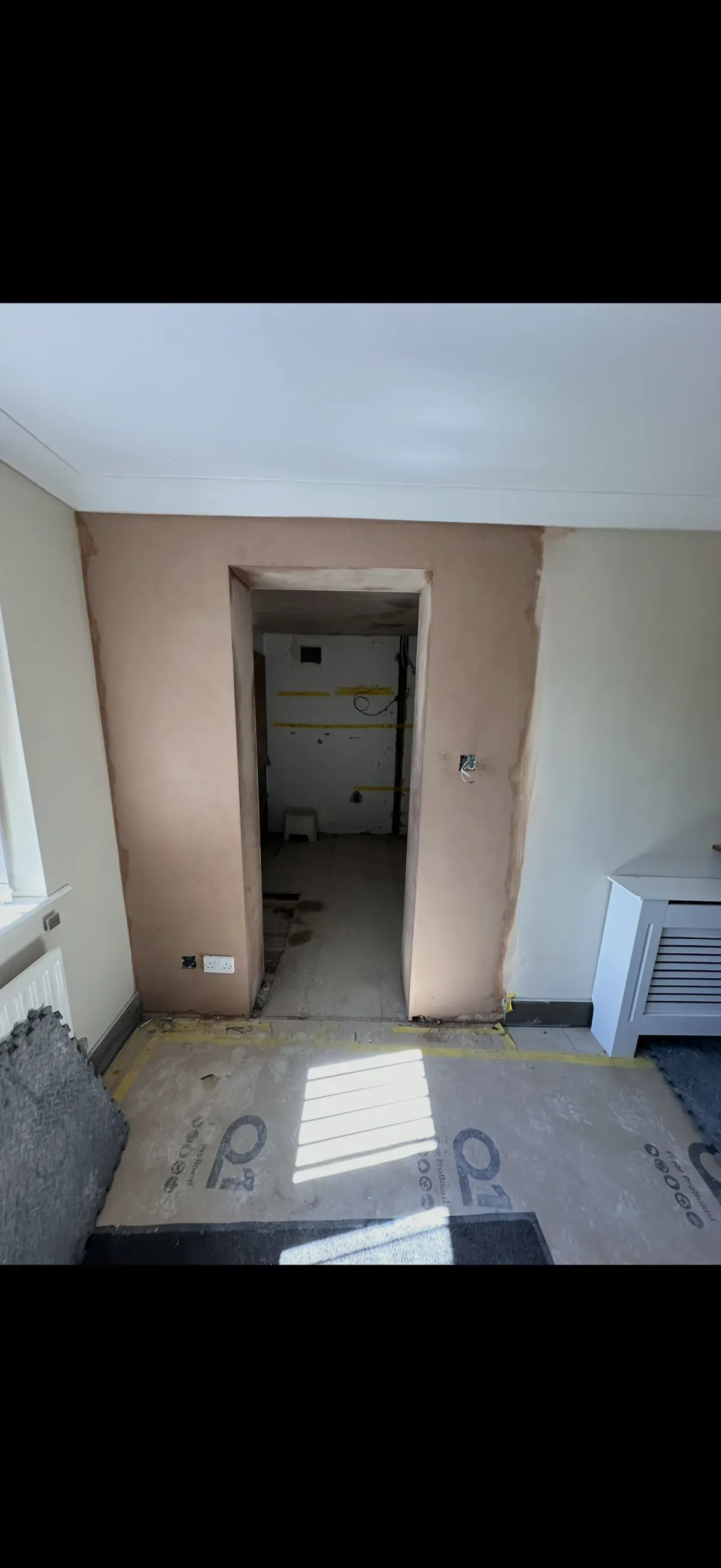 Plaster repair image background image