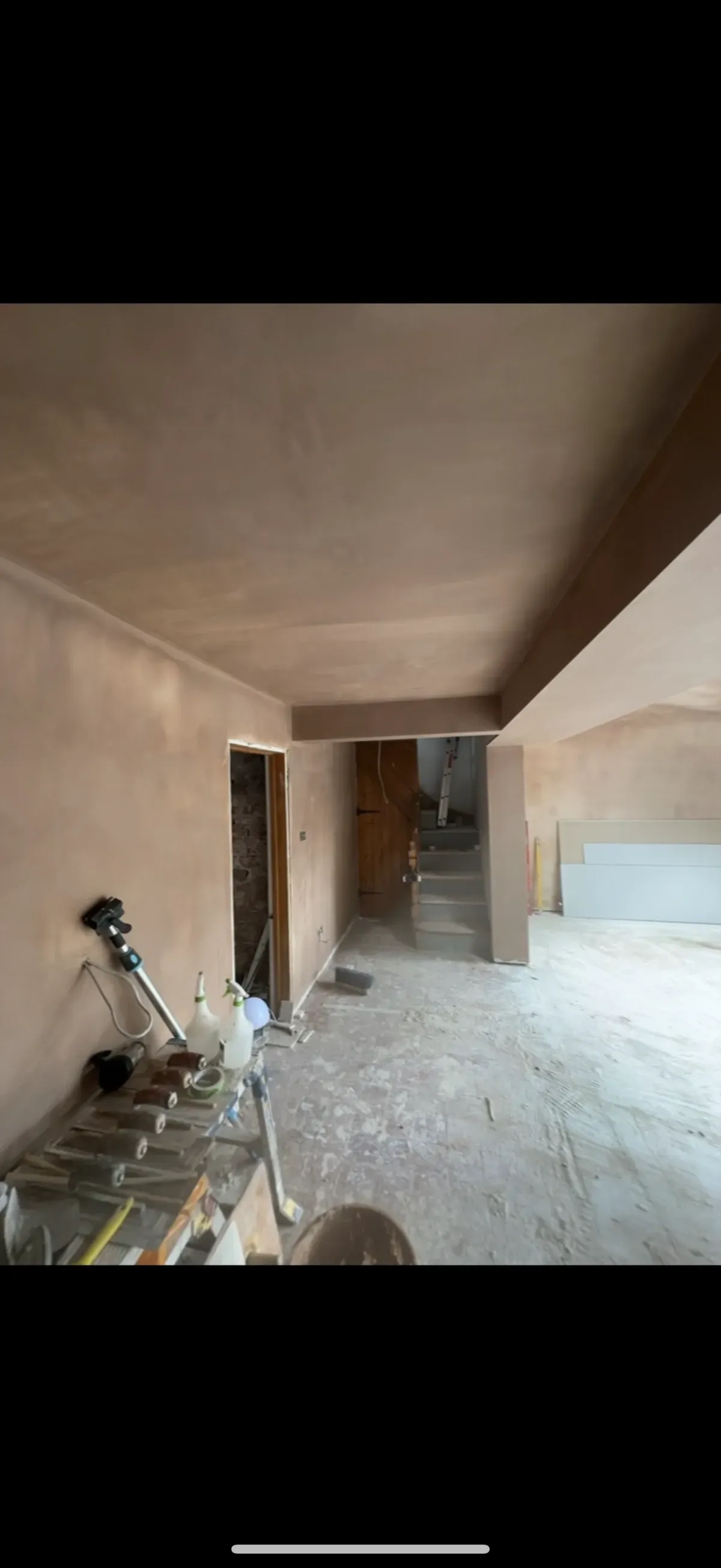 Plastering image background image