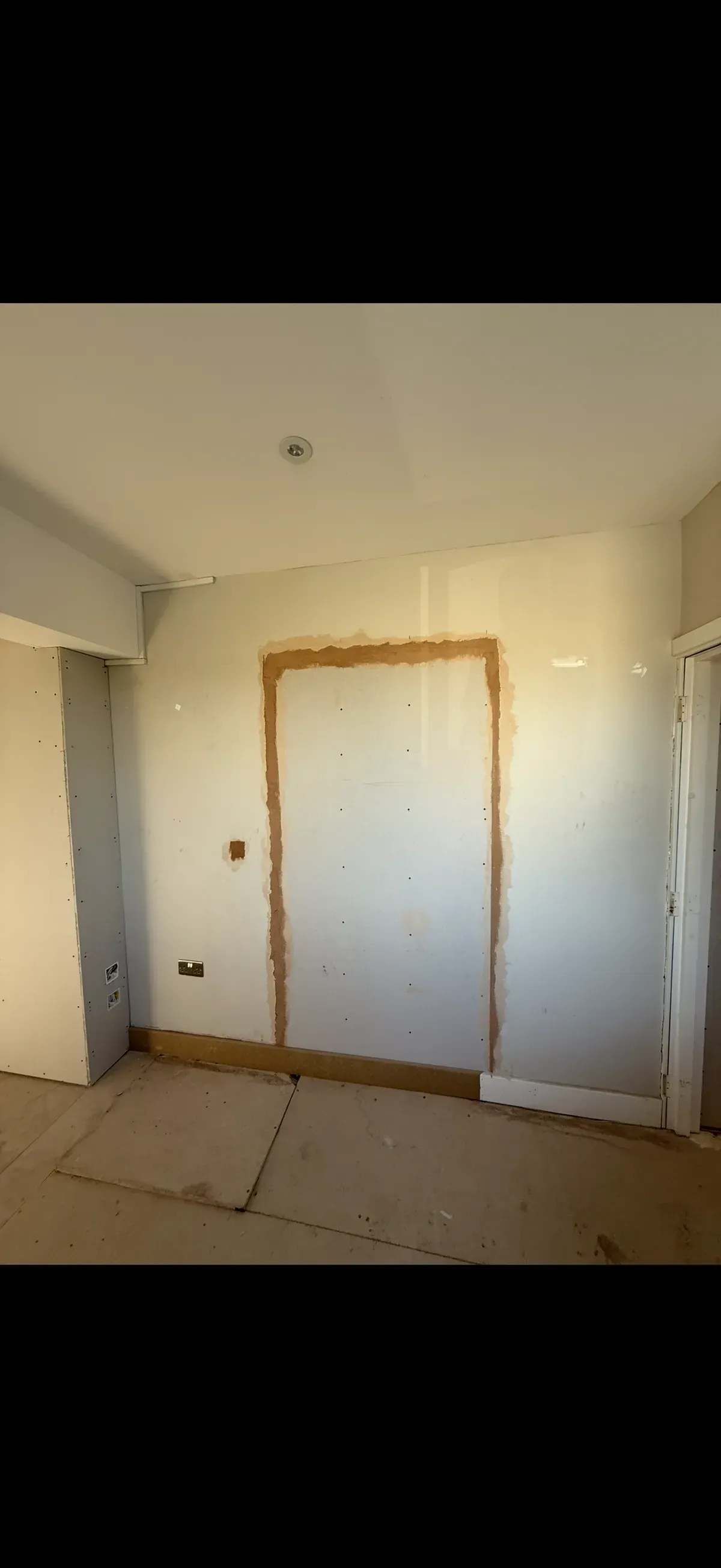 Drywall repair image background image