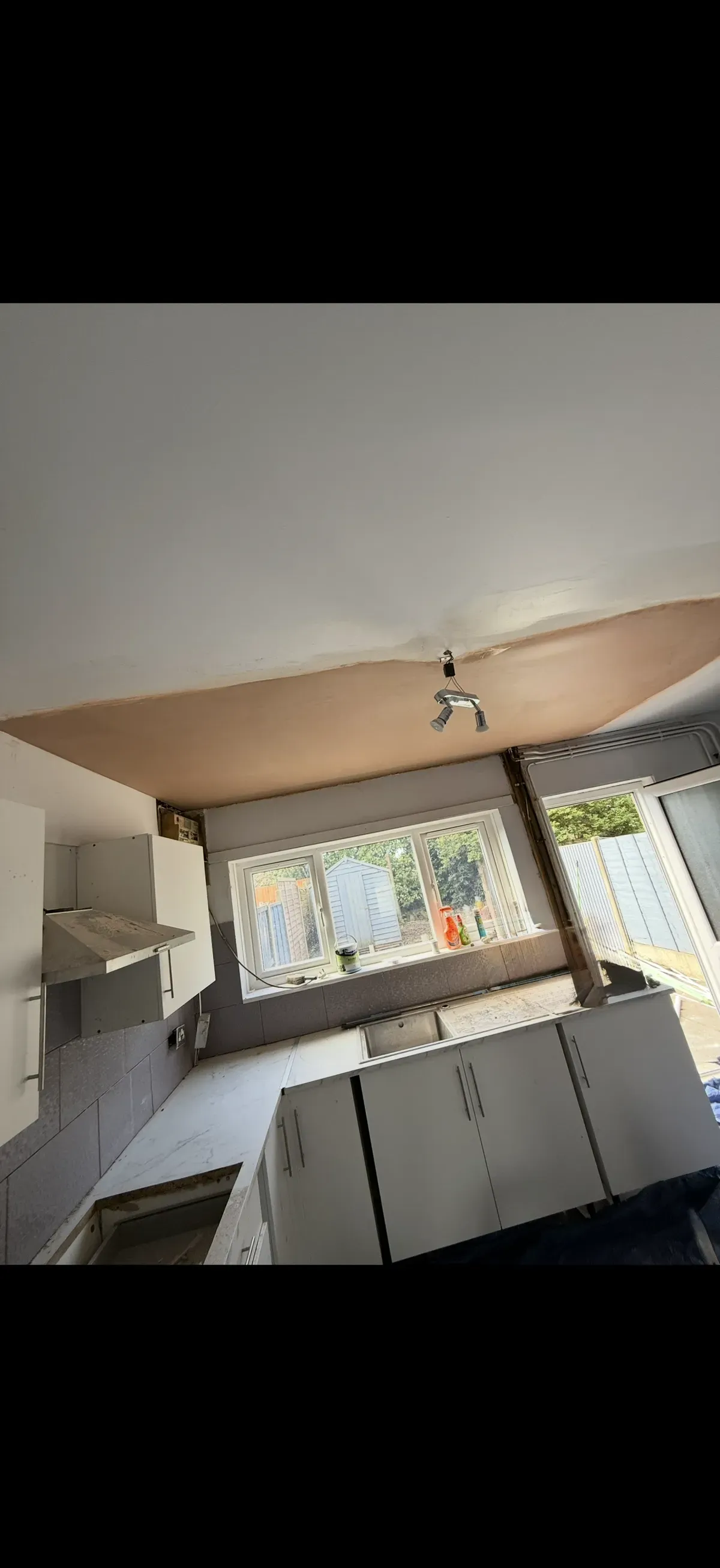 Ceiling repair image background image
