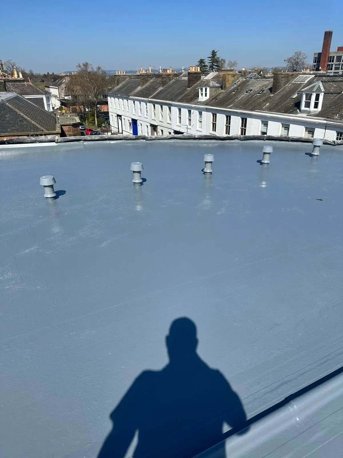Flat roof repair image background image