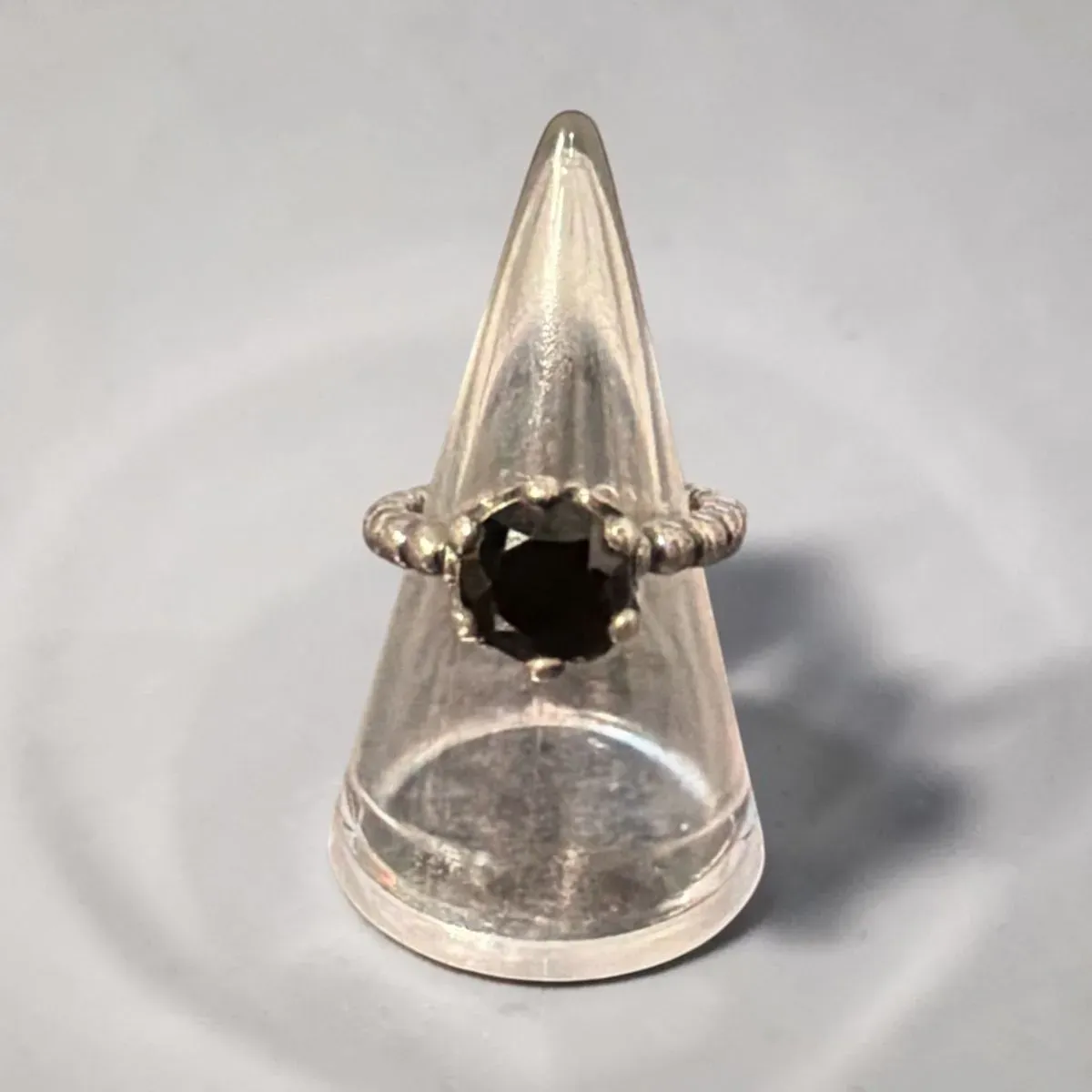 8219824757493-a2fy4n4ynp9kg1rbcmsqb-Pandora-large-black-spinel-ring-1 thumbnail image