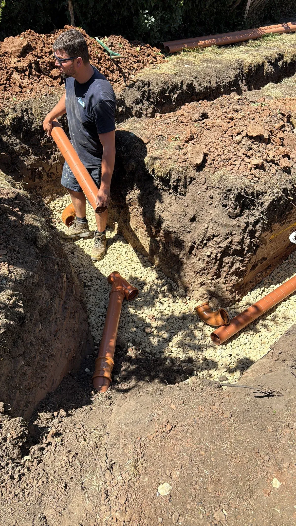 Drainage Installation image background image