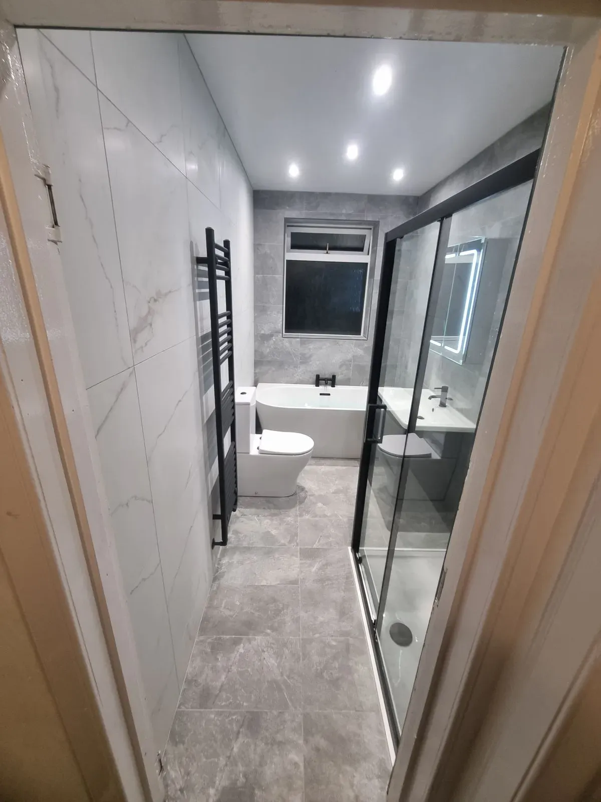 Bathroom design and installation image background image