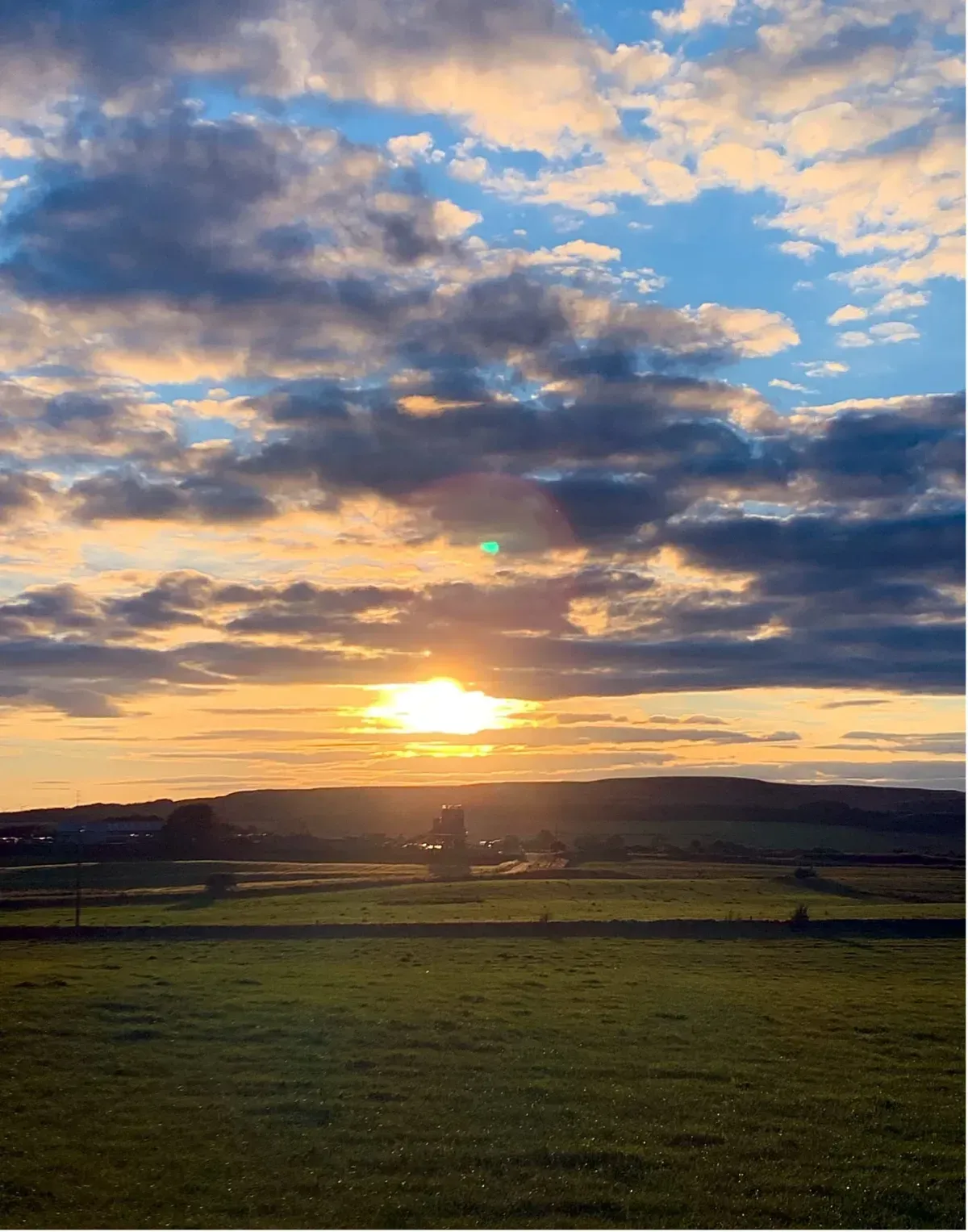 Caravan staying at Collierhall Farm