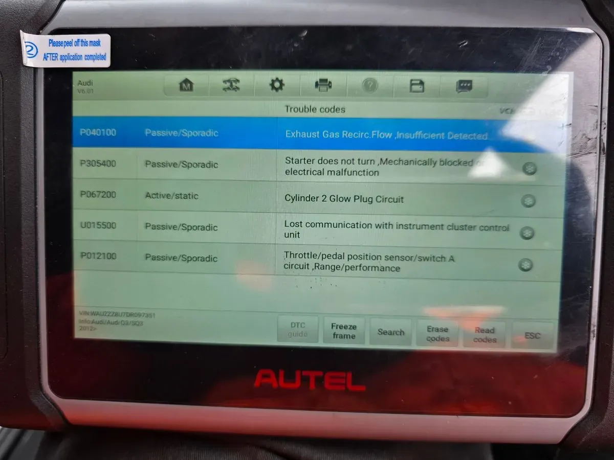Mobile Engine Diagnostics