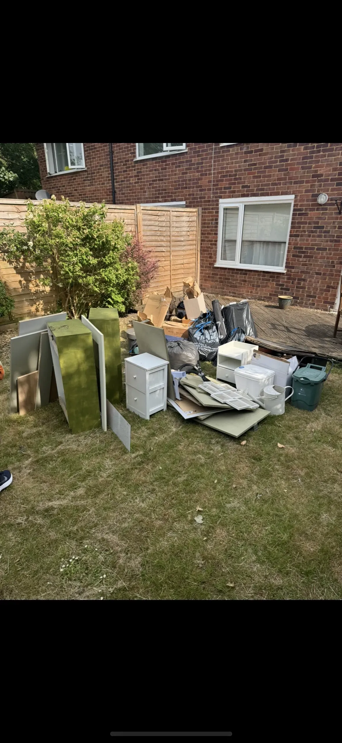 Garden waste disposal image background image