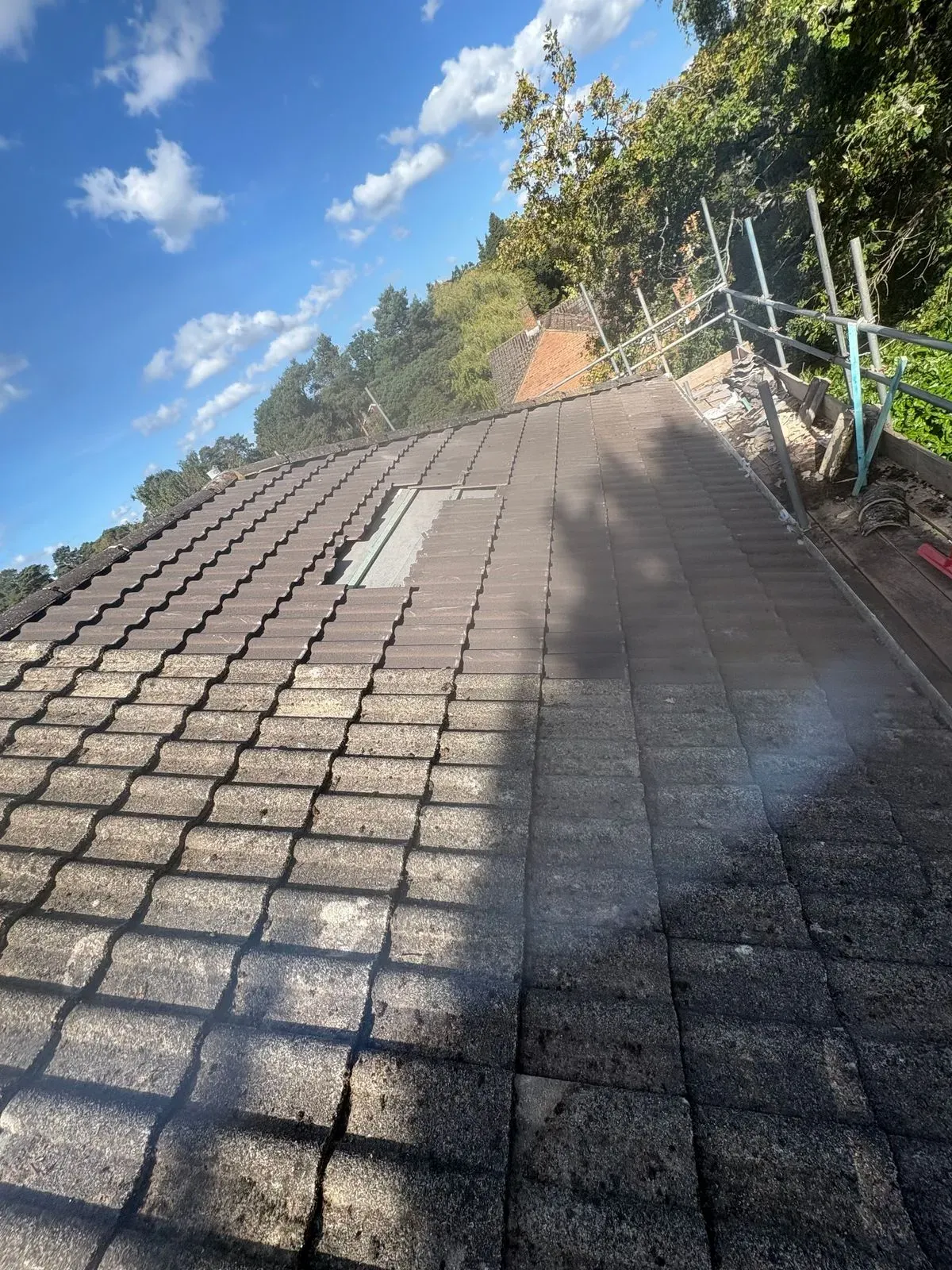 Roof leak detection image background image