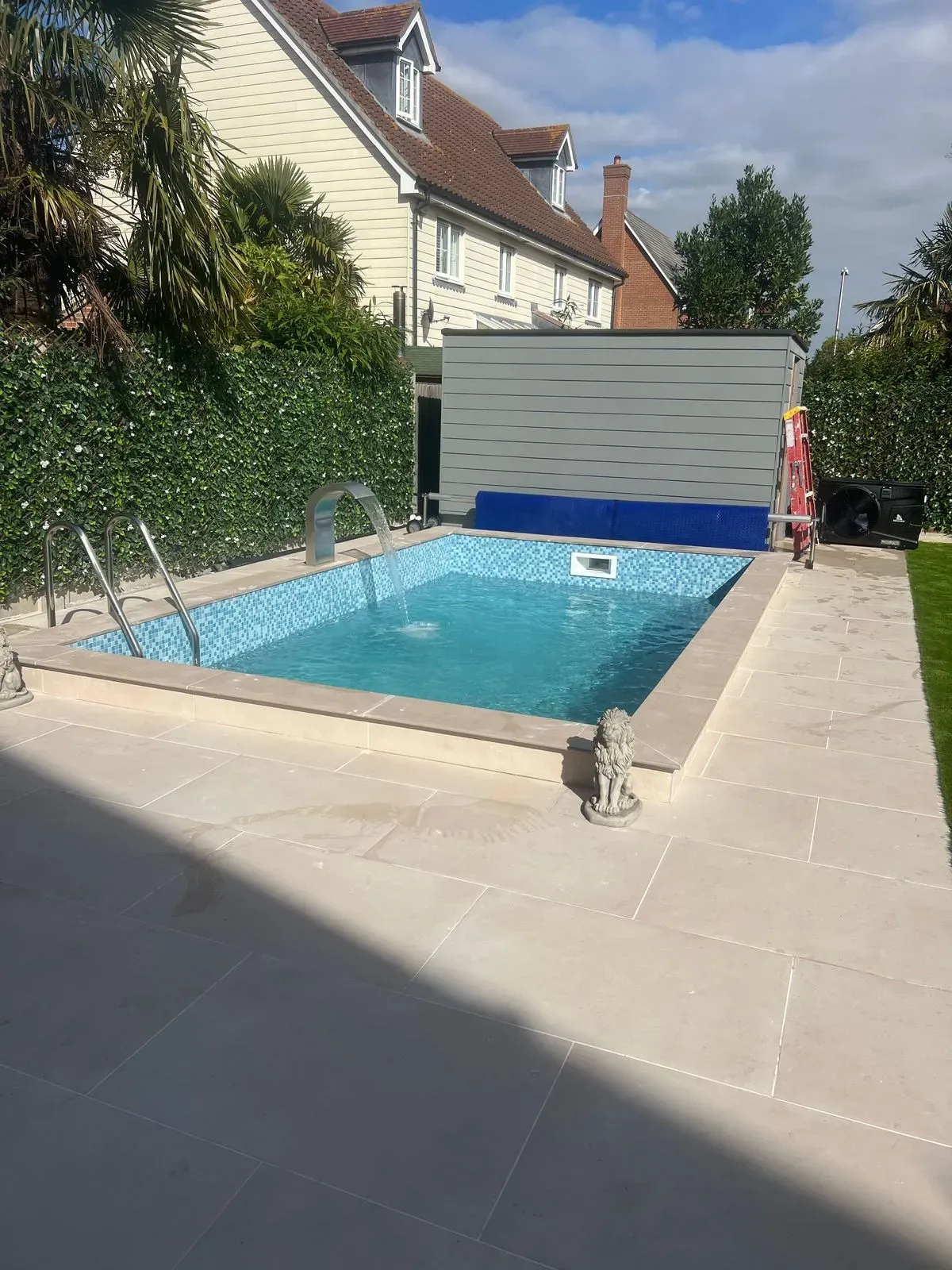 Custom pool design services image background image