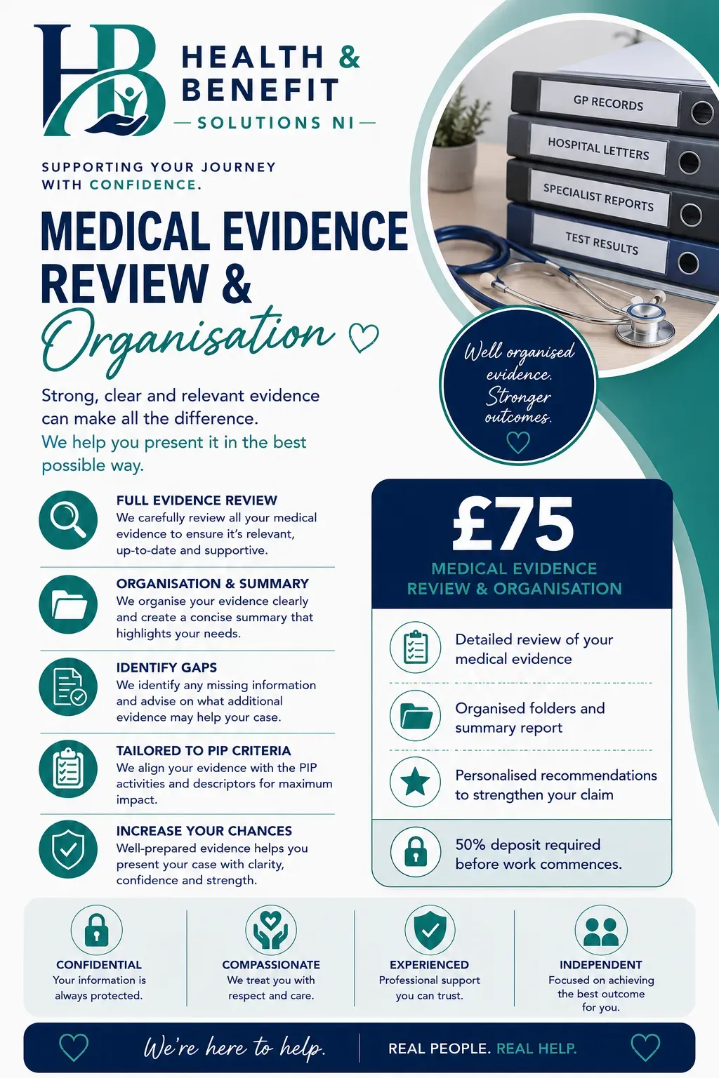 Medical Evidence Review & Organisation image