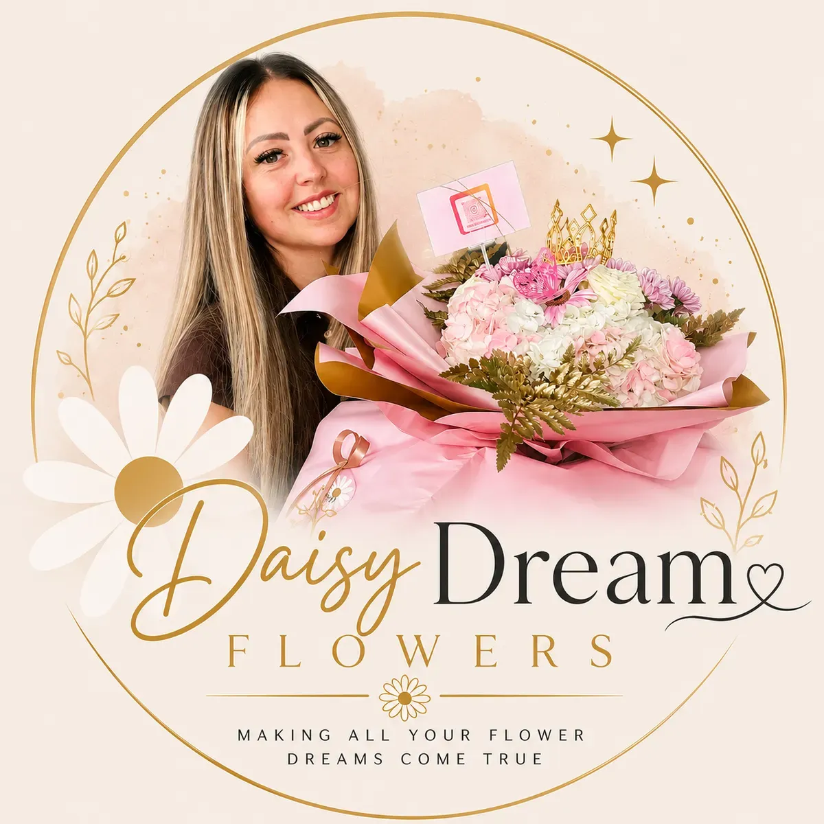 Daisy Dream Flowers logo