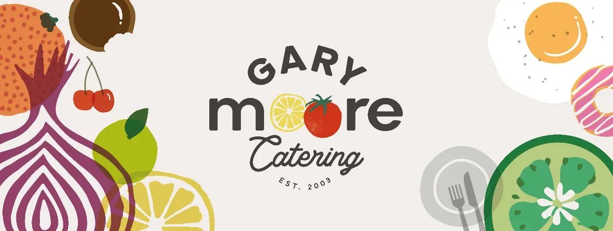 Gary Moore catering  logo