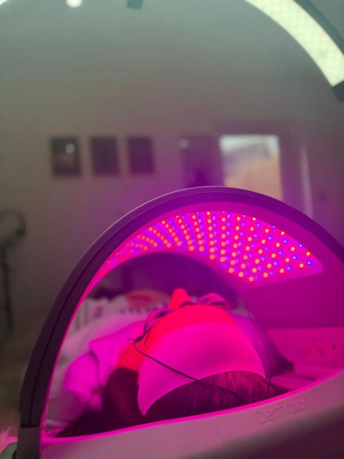 LED therapy image background image
