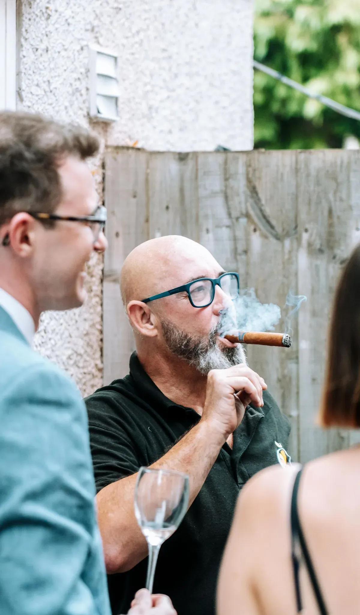Cigar Smoking Group image background image