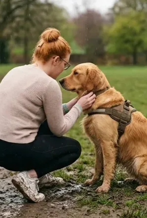 Dog Walking image background image