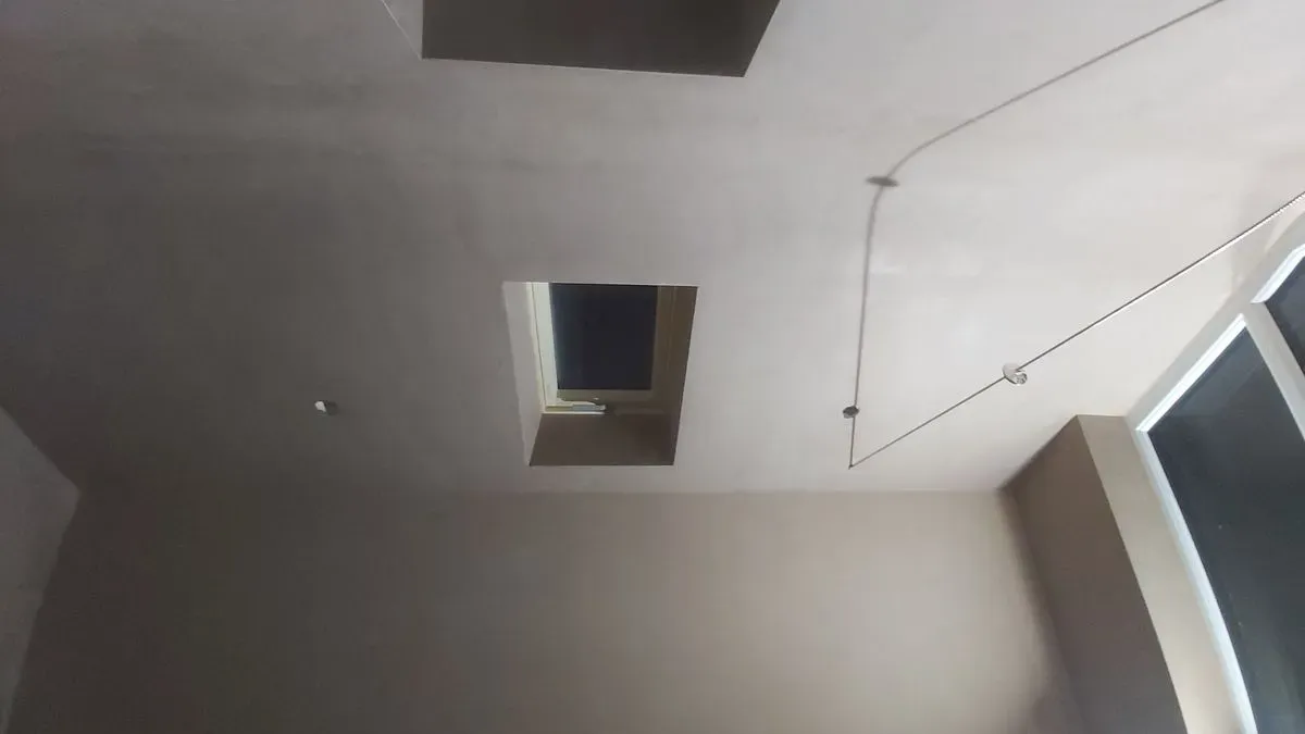 CJK Plastering team working on a residential floor in Colsterworth