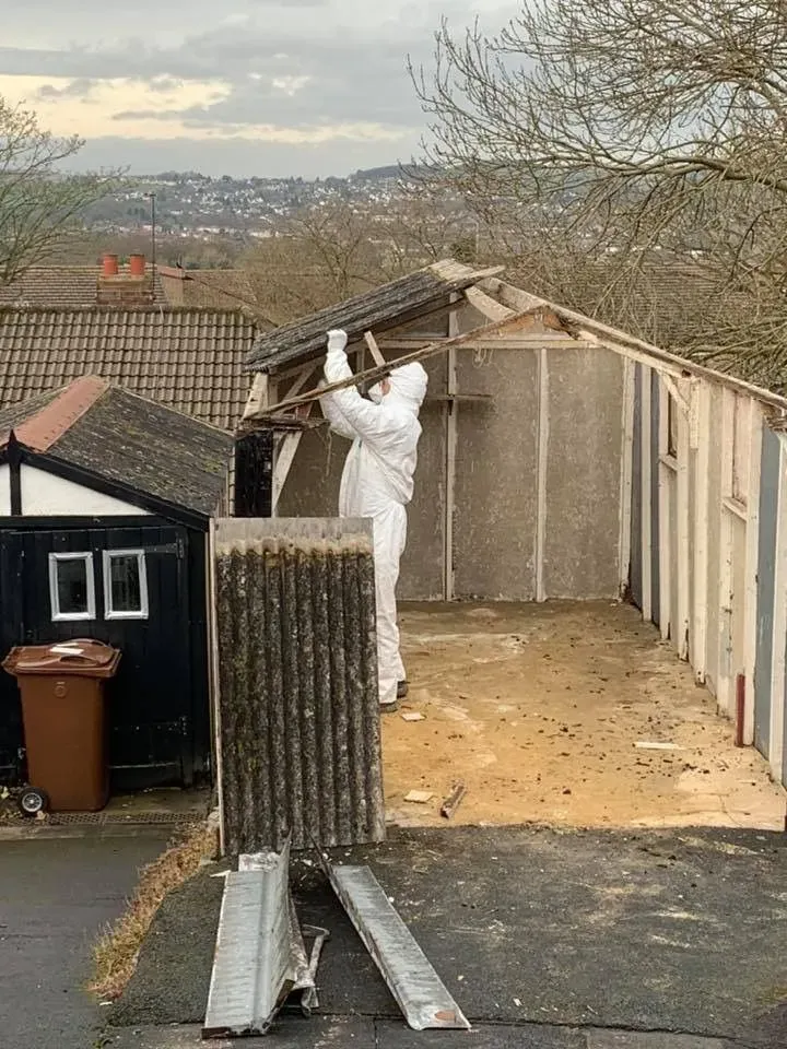 Asbestos removal image background image