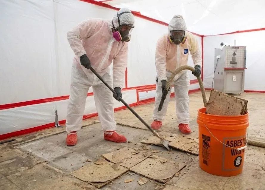 Asbestos removal image background image