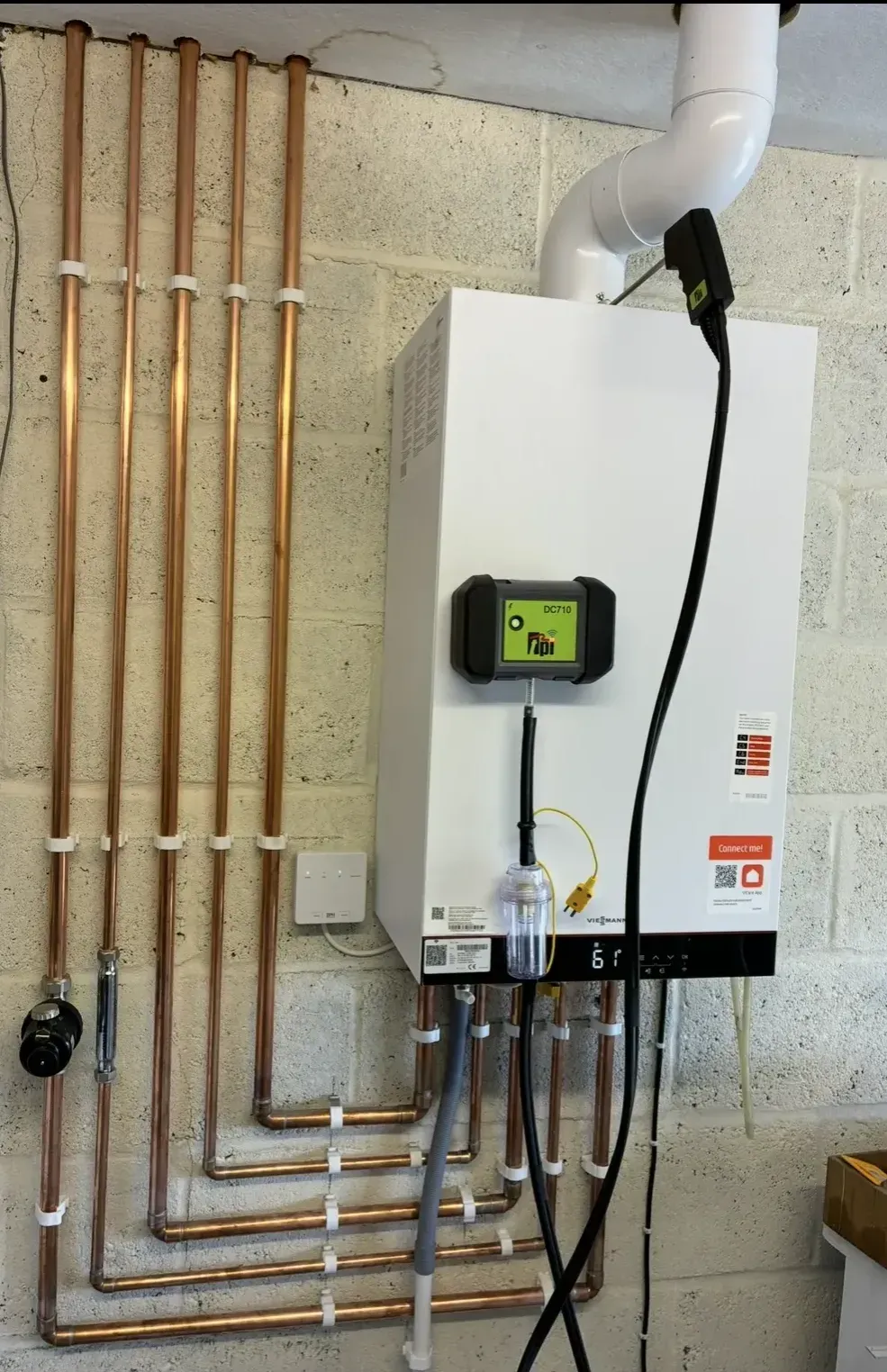 Central heating installation image