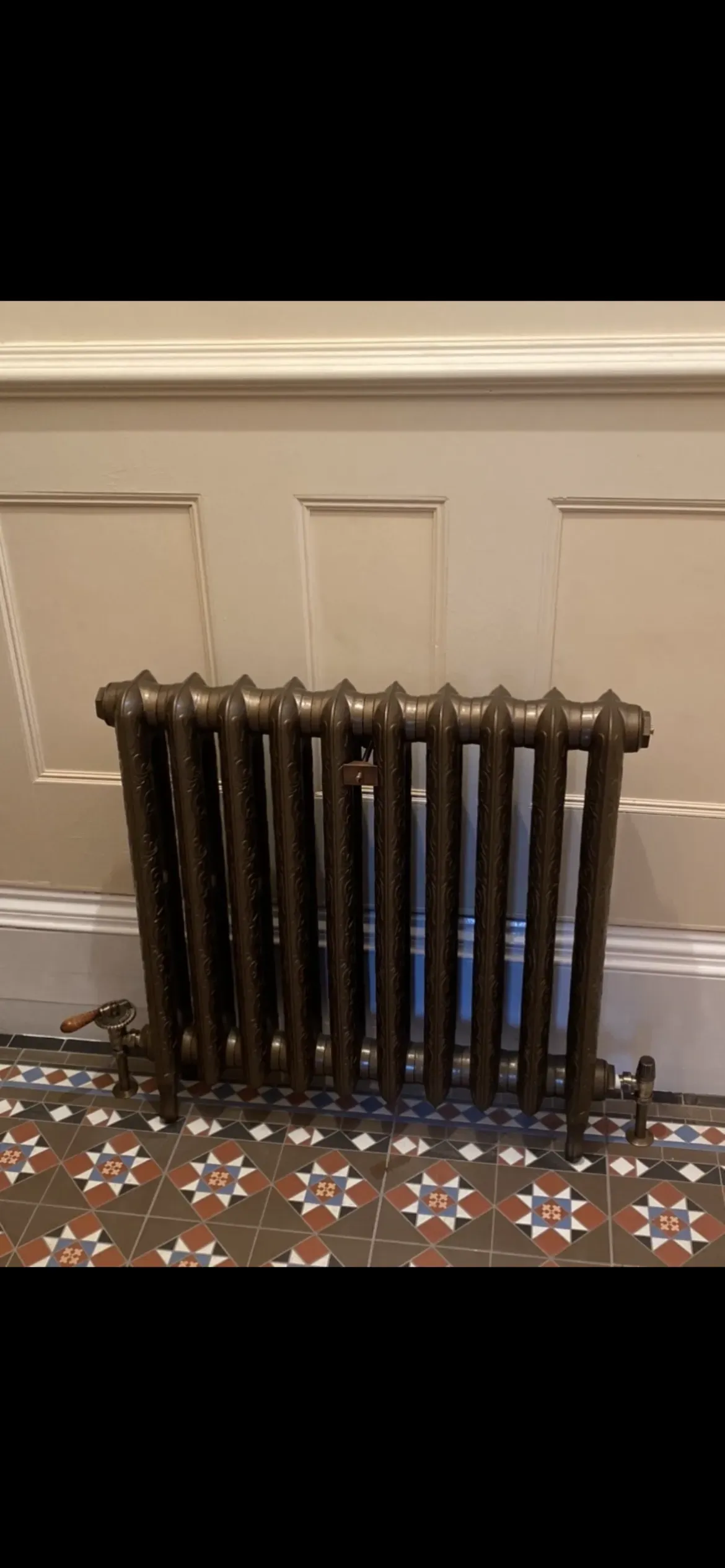 Central heating installation image background image