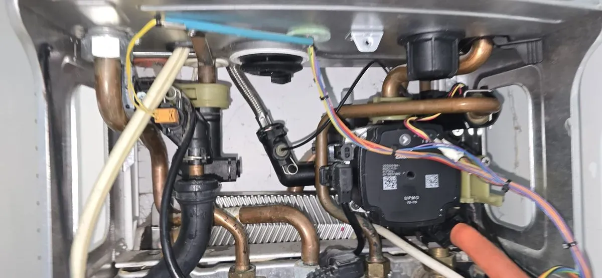 Central heating repair image background image