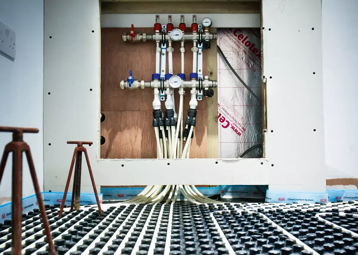 Flat roof leak detection image background image