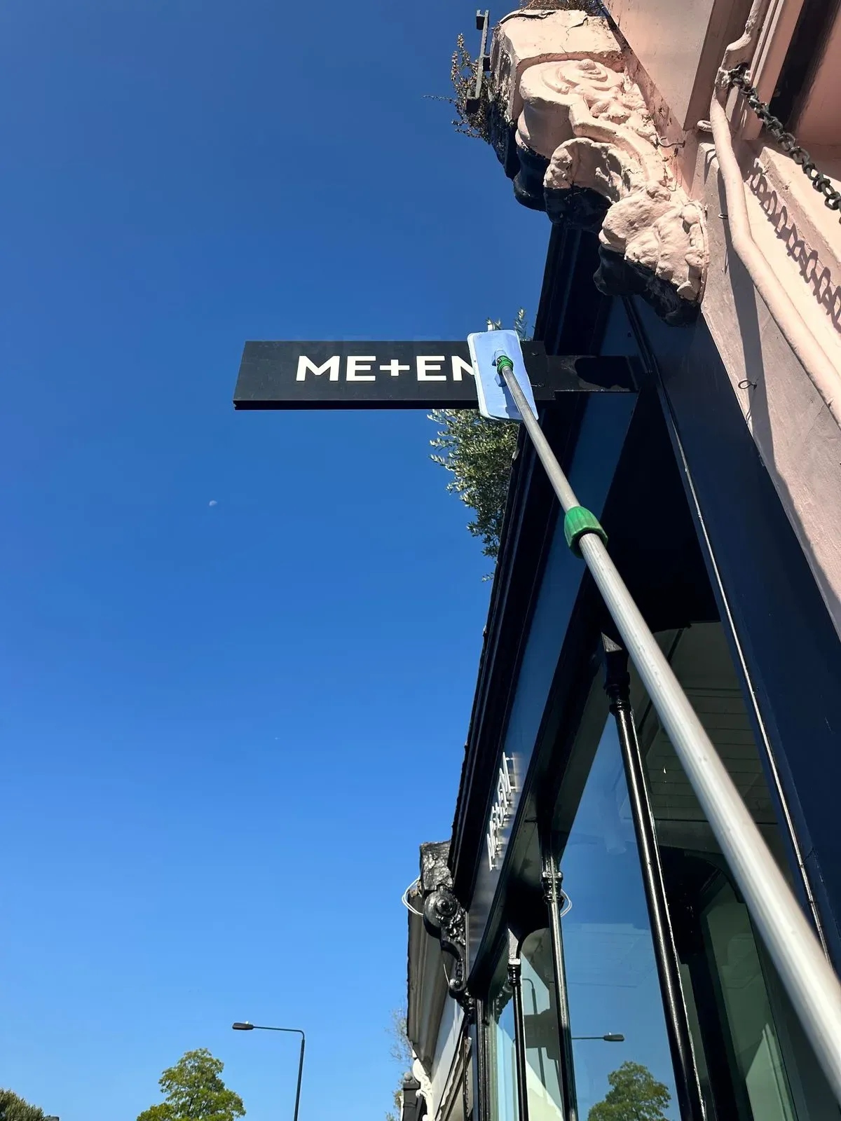 Commercial window cleaning service in Mayfair